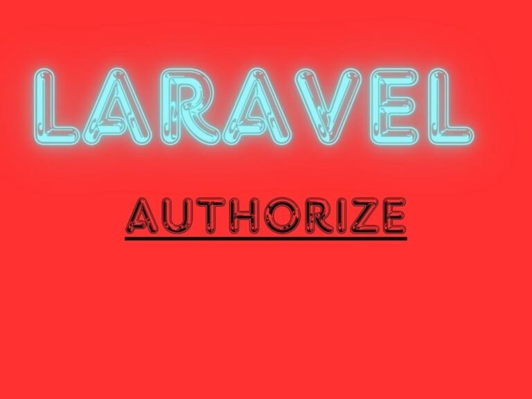 Authorize en Laravel